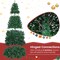 9 Feet Hinged Premium Artificial PVC Christmas Tree with Solid Metal Stand